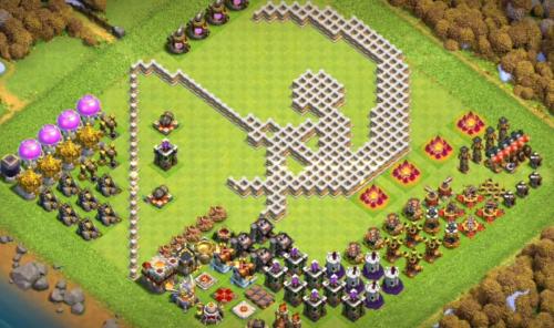 Town Hall 11 Troll Base Link Layout