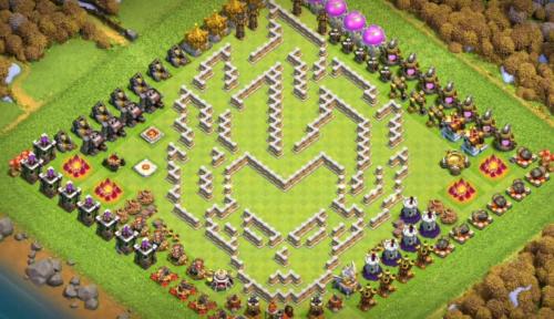 Town Hall 11 Troll Base Link Layout