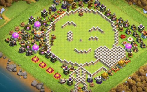 Town Hall 11 Troll Base Link Layout