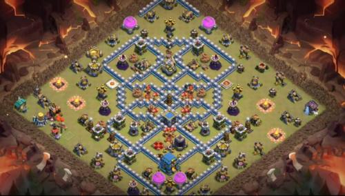 Town Hall 12 War Base #6