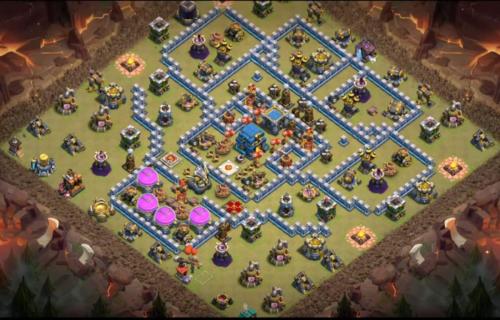 Town Hall 12 War Base #8