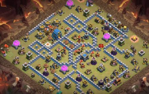 Town Hall 12 War Base #9