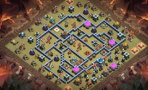 Town Hall 13 war base link