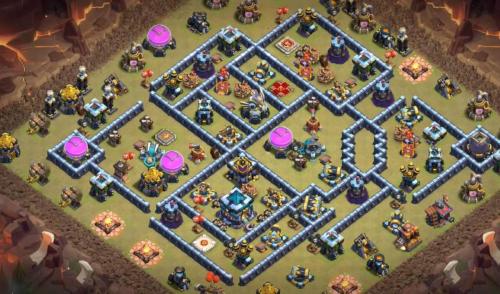 Town Hall 13 war base link