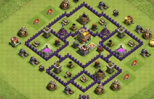 Town Hall 7 War Base Link #4