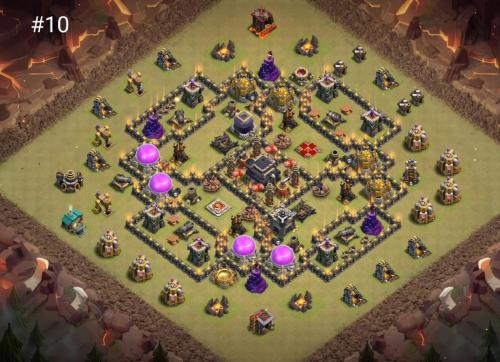 Town Hall 9 War Base #10