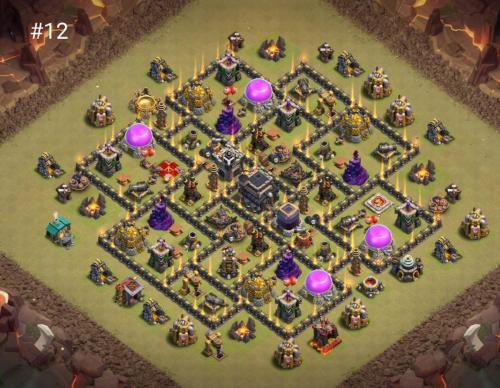 Town Hall 9 War Base #12