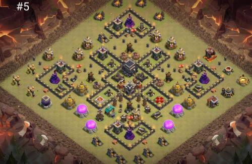 Town Hall 9 War Base #5