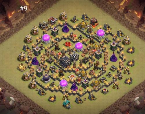 Town Hall 9 War Base #9